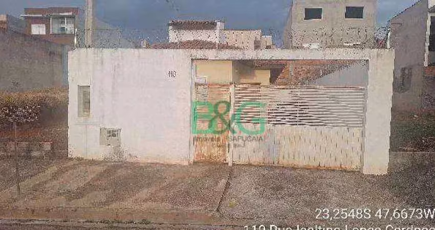 Casa com 2 dormitórios à venda, 59 m² por r$ 189.116 - água branca - boituva/sp