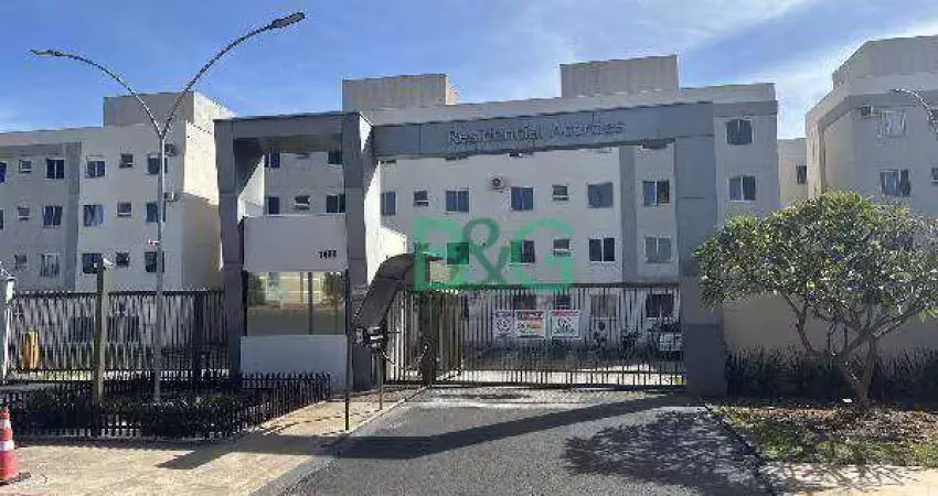Apartamento com 2 dormitórios à venda, 43 m² por r$ 102.617 - umuarama - araçatuba/sp