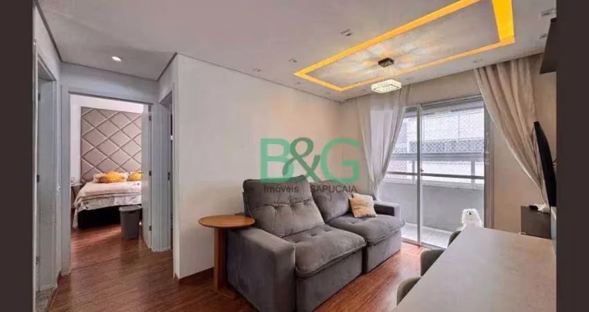 Apartamento com 2 dormitórios à venda, 65 m² por r$ 419.000 - vila metalúrgica - santo andré/sp