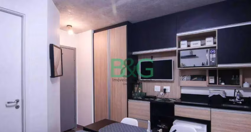 Studio à venda, 29 m² por r$ 318.500,00 - bom retiro - são paulo/sp