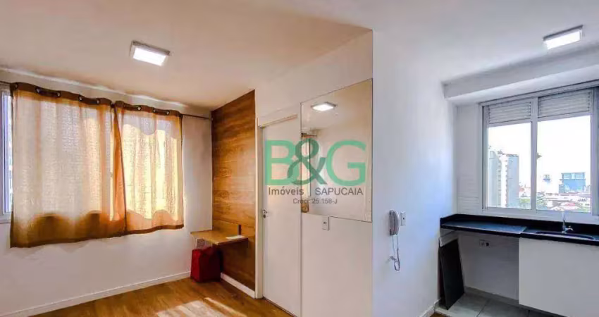 Apartamento com 2 dormitórios à venda, 36 m² por r$ 339.000 - brás - são paulo/sp