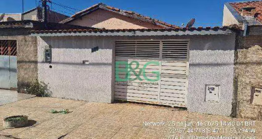 Casa com 2 dormitórios à venda, 39 m² por r$ 167.012 - conjunto residencial parque são bento - campinas/sp