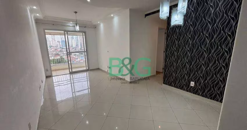 Apartamento com 3 dormitórios para alugar, 73 m² por r$ 5.229,00/mês - vila gomes cardim - são paulo/sp