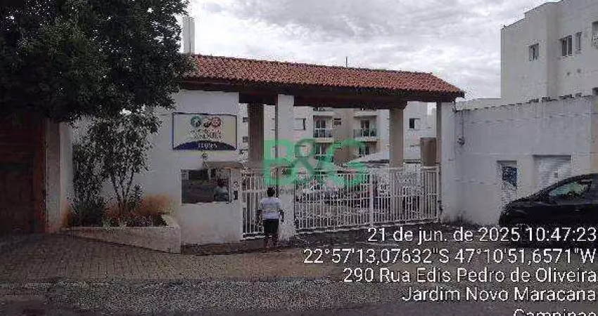 Apartamento à venda, 47 m² por r$ 184.612,29 - jardim novo maracanã - campinas/sp