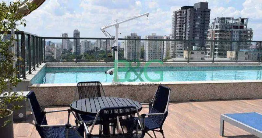Studio com 1 dormitório, 31 m² - venda por r$ 440.000,00 ou aluguel por r$ 5.075,00/mês - cerqueira césar - são paulo/sp