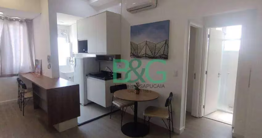 Studio com 1 dormitório para alugar, 35 m² por r$ 4.585/mês - santa cecília - são paulo/sp