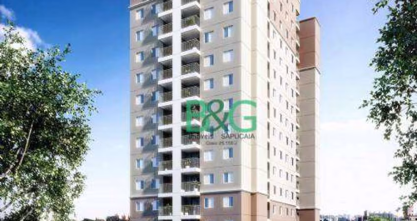 Apartamento com 2 dormitórios à venda, 50 m² por R$ 382.180,00 - Parque Jaçatuba - Santo André/SP