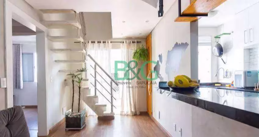 Cobertura com 3 dormitórios à venda, 110 m² por r$ 384.000,00 - novo osasco - osasco/sp