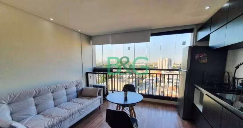 Studio com 1 dormitório à venda, 29 m² por r$ 439.000 - bom retiro - são paulo/sp