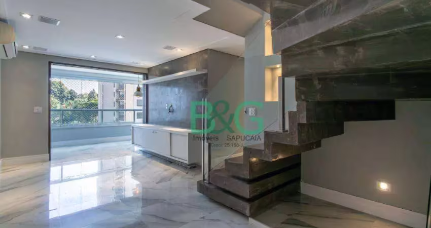 Cobertura com 3 dormitórios à venda, 190 m² por r$ 2.150.000,00 - vila santa catarina - são paulo/sp