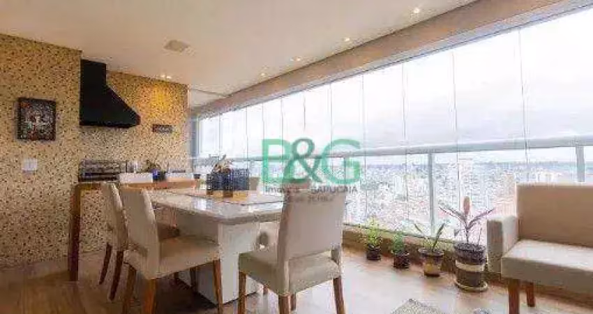 Apartamento com 3 dormitórios para alugar, 119 m² por r$ 12.399/mês - vila carrão - são paulo/sp