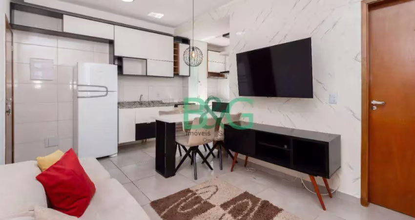Apartamento com 2 dormitórios à venda, 37 m² por r$ 285. - vila lúcia - são paulo/sp