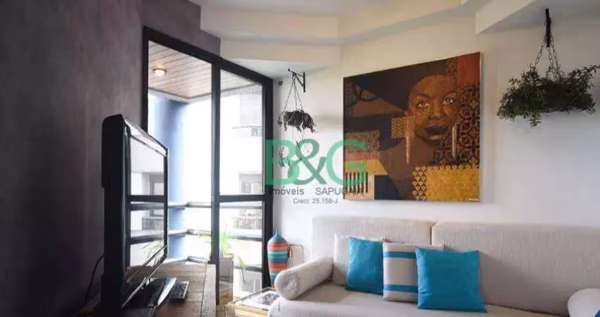 Apartamento com 1 dormitório à venda, 43 m² por r$ 299. - vila suzana - são paulo/sp