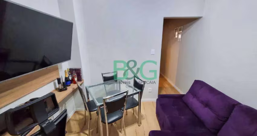 Apartamento com 1 dormitório à venda, 36 m² por r$ 230. - campos elíseos - são paulo/sp
