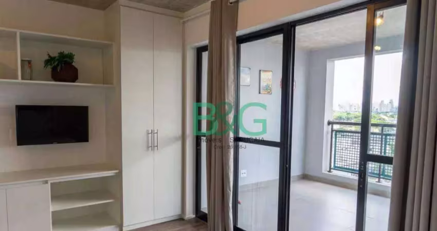 Studio com 1 dormitório à venda, 30 m² por r$ 369.000 - bom retiro - são paulo/sp