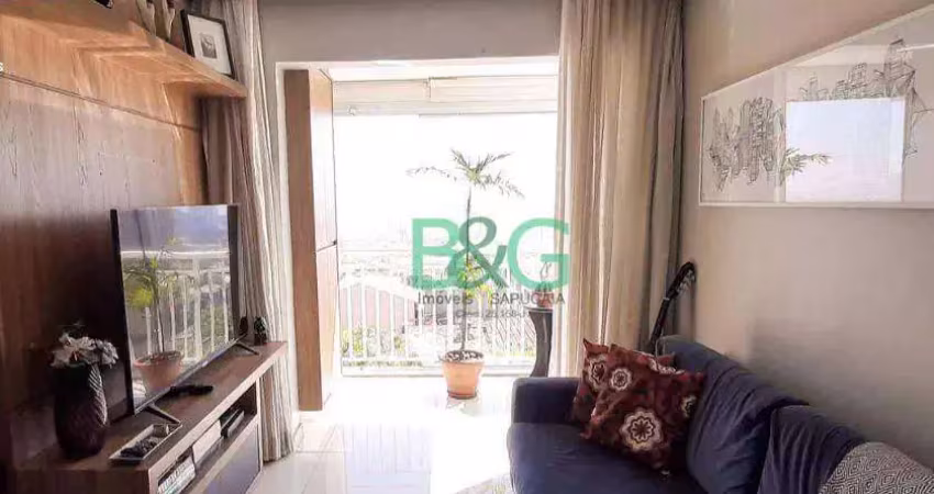 Apartamento com 2 dormitórios à venda, 52 m² por r$ 394. - quitaúna - osasco/sp