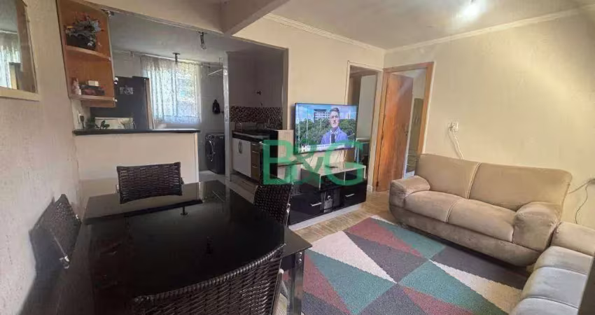 Apartamento com 2 dormitórios à venda, 48 m² por r$ 200.000 - jardim antártica - são paulo/sp