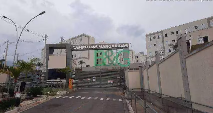 Apartamento com 2 dormitórios à venda, 38 m² por r$ 110.189 - bom retiro - são josé dos campos/sp