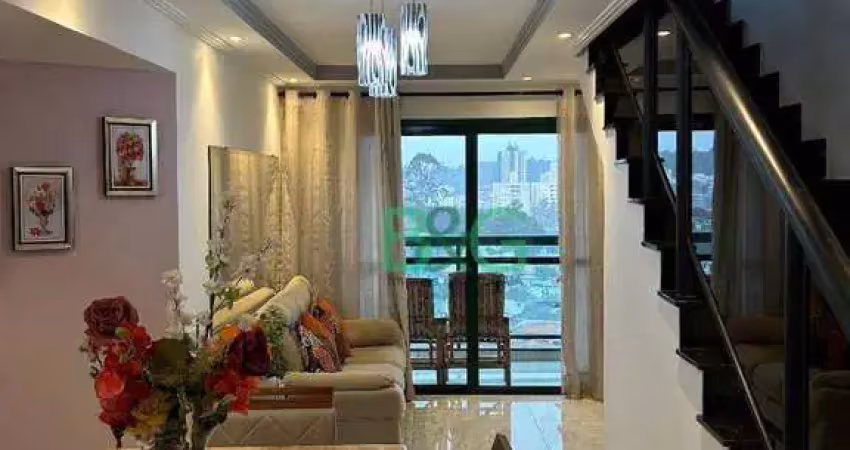 Apartamento duplex com 4 dormitórios à venda, 164 m² por r$ 1.400.000 - parque mandaqui - são paulo/sp