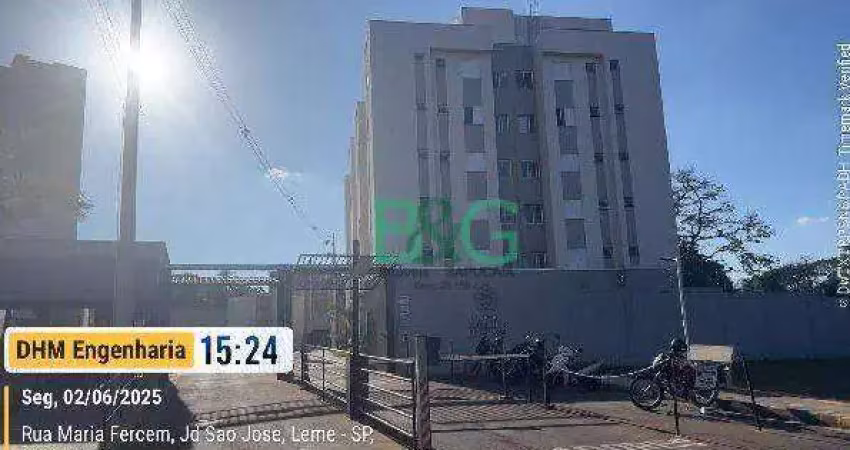 Apartamento com 2 dormitórios à venda, 52 m² por r$ 182.619 - jardim do sol - leme/sp