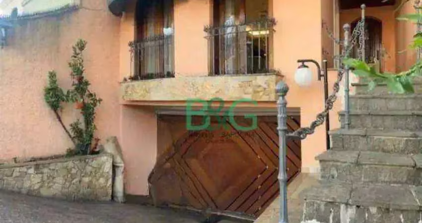 Sobrado com 4 dormitórios, 380 m² - venda por r$ 1.900.000,00 ou aluguel por r$ 10.980,00/mês - vila bertioga - são paulo/sp