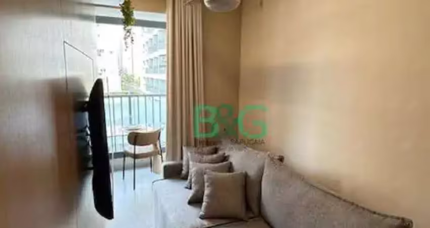 Apartamento com 1 dormitório à venda, 38 m² por r$ 500.000,00 - jardim das acácias - são paulo/sp