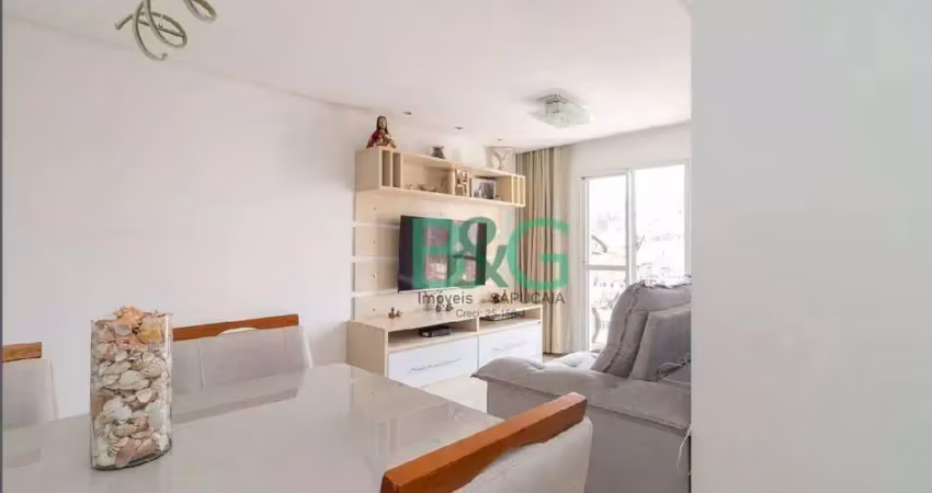 Apartamento com 3 dormitórios à venda, 68 m² por r$ 416.000,00 - vila araguaia - são paulo/sp