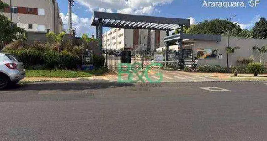 Apartamento com 2 dormitórios à venda, 43 m² por r$ 81.964 - jardim brasil vila xavier - araraquara/sp