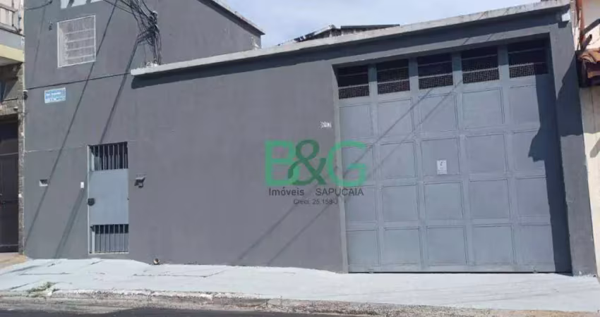 Galpão para alugar, 550 m² por r$ 11.964,77/mês - vila guarani (zona sul) - são paulo/sp