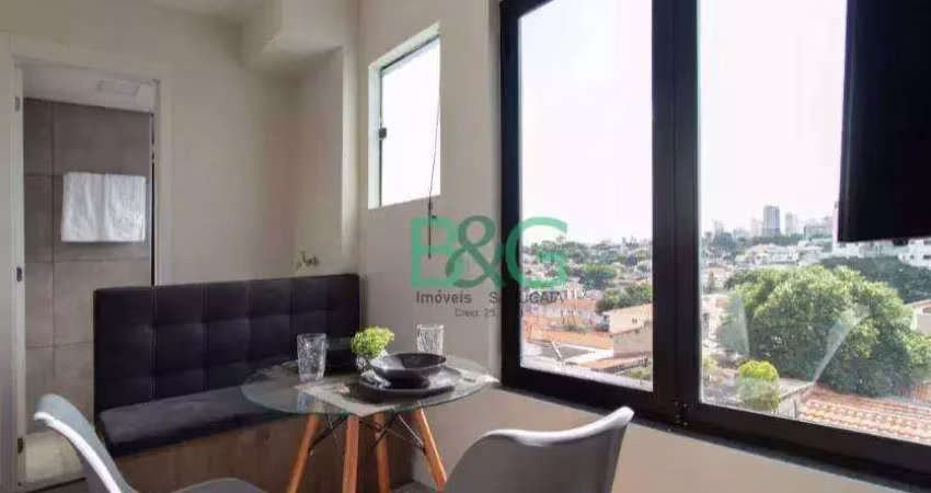 Apartamento com 1 dormitório à venda, 32 m² por r$ 349.000,00 - vila clementino - são paulo/sp