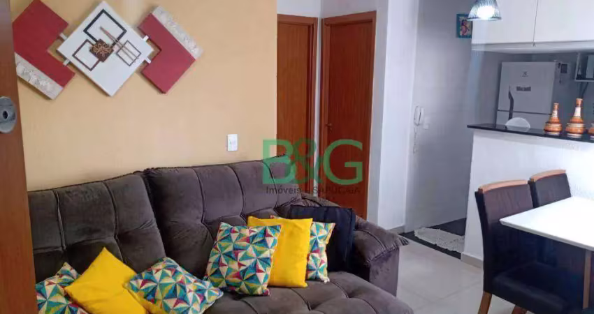 Apartamento com 2 dormitórios à venda, 48 m² por r$ 195.000.000,00 - água chata - guarulhos/sp