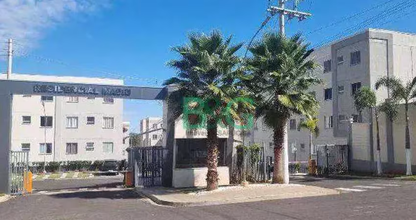 Apartamento com 2 dormitórios à venda, 39 m² por r$ 119.143 - jardim califórnia - marília/sp