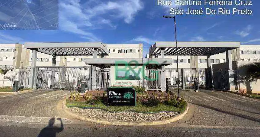 Apartamento com 1 dormitório à venda, 43 m² por r$ 128.572 - centro engenheiro schmitt - são josé do rio preto/sp