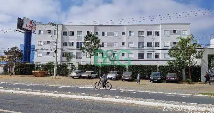 Apartamento com 2 dormitórios à venda, 54 m² por r$ 164.555 - água quente - taubaté/sp