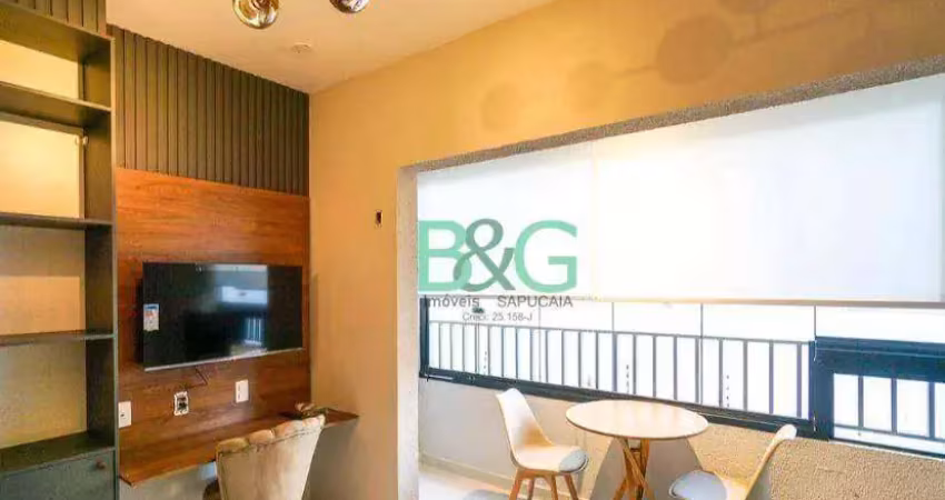 Apartamento com 1 dormitório à venda, 24 m² por r$ 379. - tatuapé - são paulo/sp