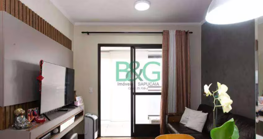 Apartamento com 1 dormitório à venda, 42 m² por r$ 449. - tatuapé - são paulo/sp