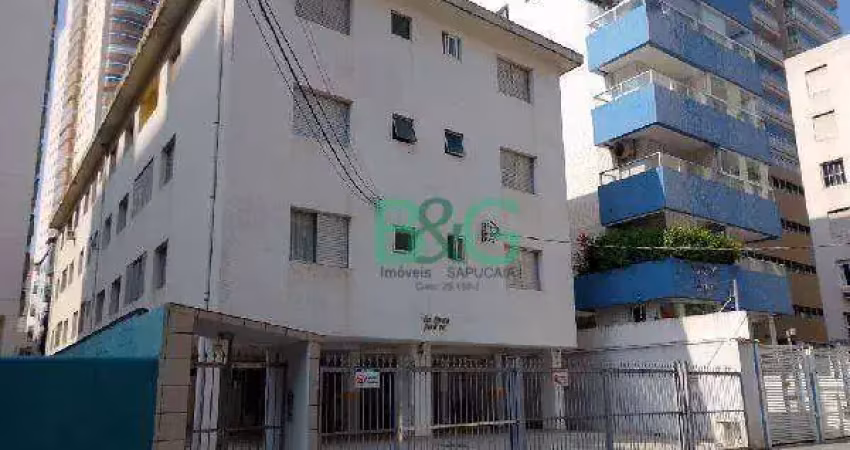 Apartamento com 1 dormitório à venda, 56 m² por r$ 222.165 - aviação - praia grande/sp