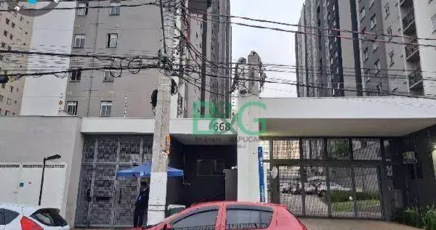 Apartamento com 1 dormitório à venda, 24 m² por r$ 133.006 - belém - são paulo/sp