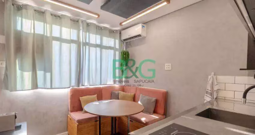 Apartamento com 2 dormitórios à venda, 42 m² por r$ 449. - centro - são paulo/sp