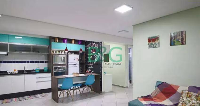Apartamento com 1 dormitório à venda, 50 m² por r$ 379. - centro - são paulo/sp