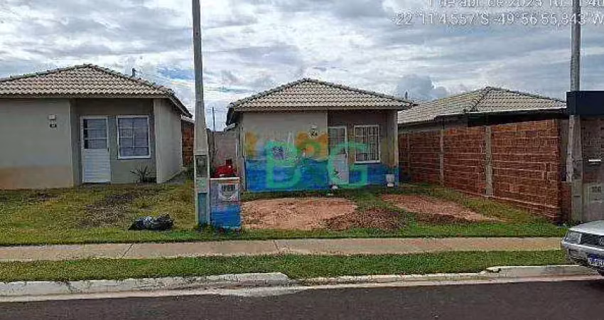 Casa com 2 dormitórios à venda, 160 m² por r$ 192.375,11 - jardim nazareth - marília/sp