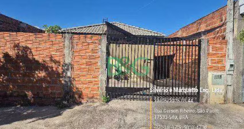 Casa com 2 dormitórios à venda, 45 m² por r$ 183.307 - a definir - marília/sp