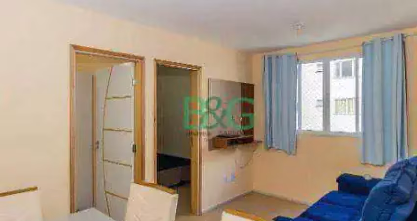 Apartamento com 2 dormitórios à venda, 47 m² por r$ 210.000,00 - parque são lourenço - são paulo/sp