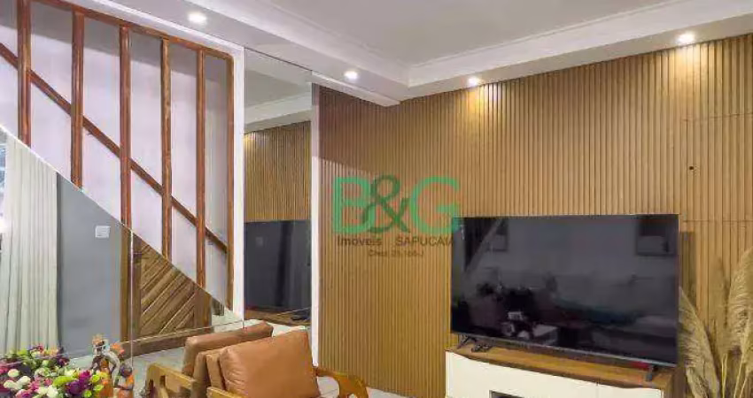 Sobrado com 3 dormitórios à venda, 200 m² por r$ 999.000 - vila dom pedro i - são paulo/sp