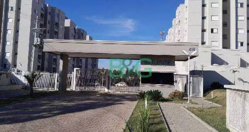 Apartamento com 2 dormitórios à venda, 53 m² por r$ 164.496 - parque residencial francisco lopes iglesia - nova odessa/sp