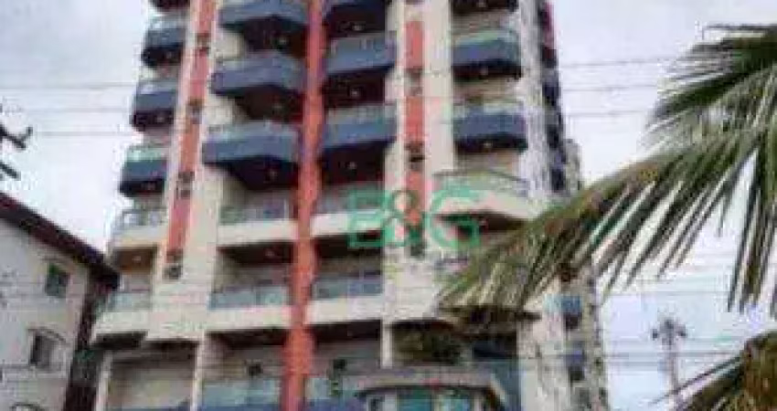Apartamento com 2 dormitórios para alugar, 91 m² por r$ 3.537/mês - estuário - santos/sp