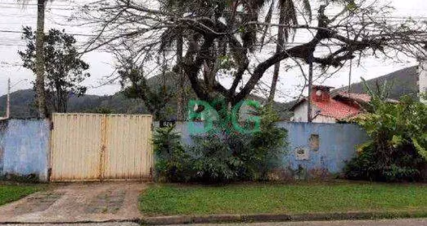 Terreno para alugar, 729 m² por r$ 7.560/mês - martim de sá - caraguatatuba/sp