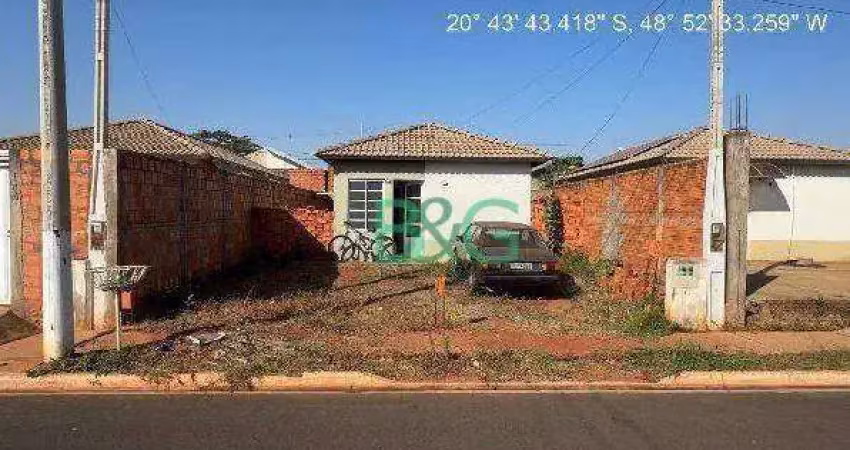 Casa com 2 dormitórios à venda, 45 m² por r$ 123.636 - alto - olímpia/sp