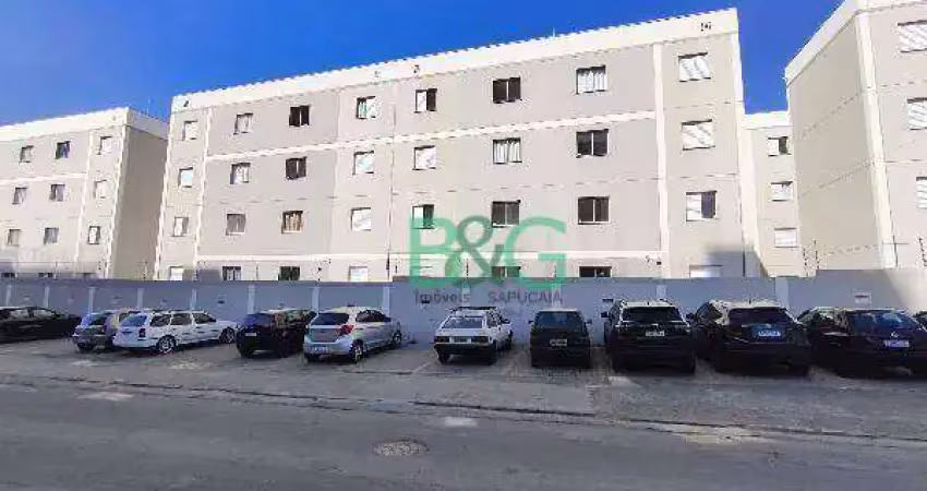 Apartamento com 2 dormitórios à venda, 44 m² por r$ 122.489 - jardim gurilândia - taubaté/sp