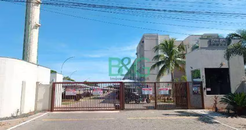 Apartamento com 2 dormitórios à venda, 39 m² por r$ 102.975,05 - chácaras tv - araçatuba/sp